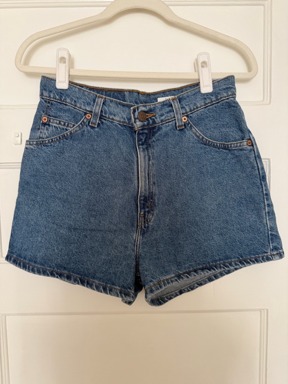 Vintage Levi's 912 Blue High-Rise Denim Shorts